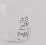 Eulenschnitt Sklenice Christmas Car 350 ml, čirá barva, sklo