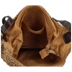 Módní dámská crossbody kabelka Vessna, béžová