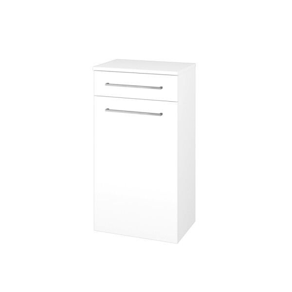 Dřevojas - Nízká skříňka DOS SNDZ 50 - N01 Bílá lesk / Úchytka T04 / N01 Bílá lesk / Pravé 211431EP