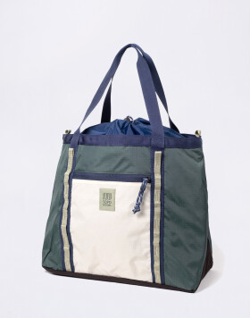 Topo Designs Mountain Utility Tote Forest/Bone White