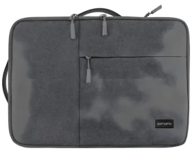 4smarts AirCushion Multi Sleeve 15" šedá / Pouzdro na notebook / do 15" / nylon / kapsa na tablet do 10" (541072)