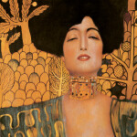 Nástěnný poznámkový kalendář Presco Group 2024 - Gustav Klimt, 30 × 30 cm - BEZ ČEŠTINY