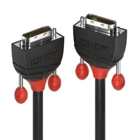 Lindy Black Line černá / Kabel DVI-D Dual Link / DVI-D - DVI-D / 1 m / 2560 x 1600 px (36251)