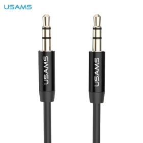 USAMS YP-01 Audio kabel Jack 3,5mm (M) - Jack 3,5mm (M) černá / Audio kabel / propojovací / 1 m (YP101)