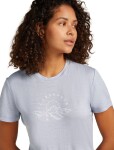 ICEBREAKER Wmns Mer 150 Tech Lite SS Tee Sunrise Sumit, Grey Quartz (vzorek) velikost: S