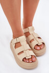 Dámské Sandály Na Platformě Béžové Nitavelia 39