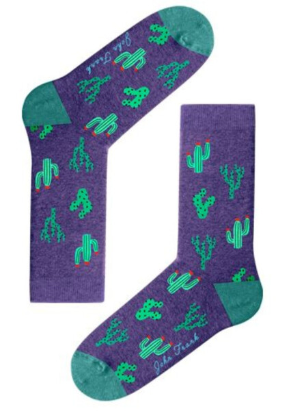 Dámské ponožky John Frank WJFLSFUN51 Purple UNI