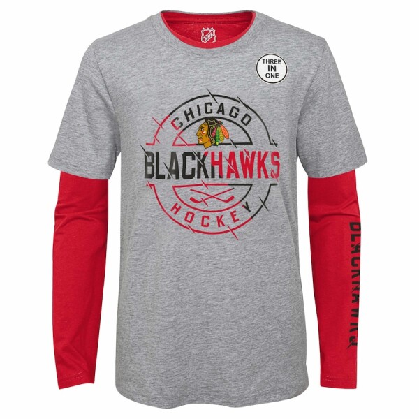 Outerstuff Dětské Tričko Chicago Blackhawks Two-Way Forward In Combo Velikost: Dětské let)