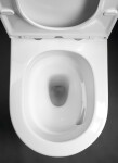 SAPHO - AVIS WC kombi mísa, Vortex Rimless, 66x36 cm, spodní/zadní odpad, bílá PC106-111