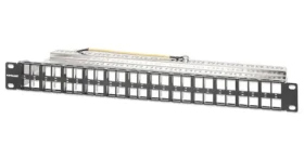 Intellinet 721028 / Patch panel / 48 portů / RJ-45 / 1U / 19" / PoE (721028)