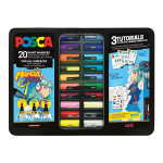 Posca sada popisovačů PC-1M/PC-3M/PC-5M - MANGA HERO (20 ks)