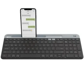 Logitech K580 Slim Multi-Device Pan Nordic černá / bezdrátová klávesnice / Bluetooth / Unifying (920-009274)
