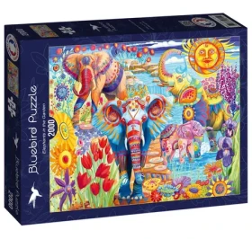 BLUEBIRD Puzzle Sloni v zahradě