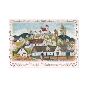 Velikonoční přání Josef Lada - Jarní vesnice - Albi