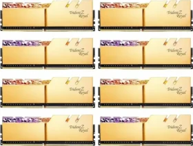 G.SKill Trident Z Royal Gold 64GB (8x8GB) 3600 MHz / DDR4 / CL14-15-15-35 / 1.45V / XMP 2.0 (F4-3600C14Q2-64GTRGB)