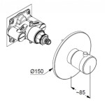 KLUDI - Balance Termostatická baterie pod omítku, chrom 527390575