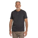 Bushman Pánské henley tričko Wray II, tmavě šedé M