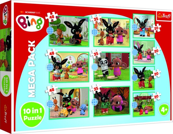 Puzzle Bing a přátelé MEGA PACK 10v1 - Trefl