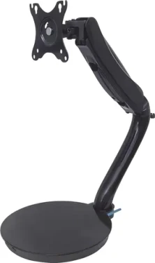Manhattan Držák na monitor stolní / Držák na monitor / 13"-27" / nosnost 6 kg / náklon -90° až 90° / otočení 180° (461429)