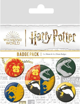 Harry Potter Koleje - set odznaků - EPEE