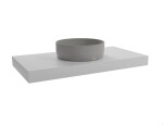 Deska pod umyvadlo Naturel Dolce 100x8x50 cm glossy white DO10050B DO10050B
