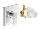 DURAVIT - Manhattan Sprchová baterie pod omítku, s tělesem, chrom MH4210007010