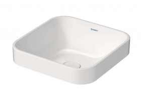 DURAVIT - Happy D.2 Plus Umyvadlová mísa zápustná 40x40 cm, WonderGliss, bílá 23594000001