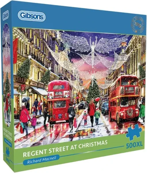 GIBSONS Puzzle Vánoční Regent Street XL