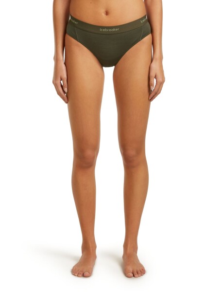 Dámské merino kalhotky ICEBREAKER Wmns 125 Cool-Lite Sprite Hipster, Dark Loden velikost: L