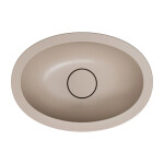 OMNIRES - SHELL M+ podumyvadlo, 38 x 25 cm, písková béžová matná, SHELL380UPDB