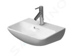 DURAVIT - ME by Starck Umývátko 450x320 mm, 1 otvor pro baterii, matná bílá 0719453200