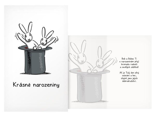 Přání k narozeninám bob a bobek Přání k narozeninám bob a bobek