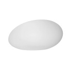 STAR TRADING Venkovní osvětlení na solární napájení LED Globy 32 cm, bílá barva, plast