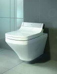 DURAVIT - DuraStyle Závěsné WC pro SensoWash, s WonderGliss, bílá 25375900001