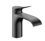 Hansgrohe - Umyvadlová baterie s výpustí, EcoSmart, CoolStart, kartáčovaný černý chrom (75014340)