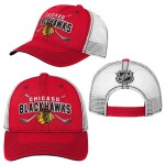 Outerstuff Dětská kšiltovka Chicago Blackhawks NHL Lockup Meshback Adjustable