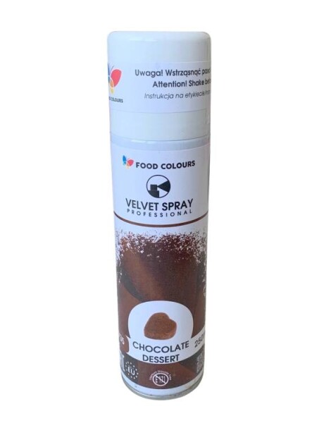 Food Colours sametový sprej Chocolate Dessert (250 ml)