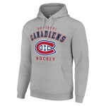Starter Pánská mikina Montreal Canadiens NHL Heather Gray Logo Pullover Hoodie Velikost: XL