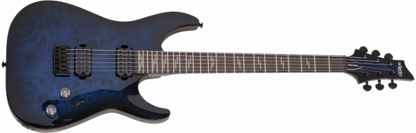 Schecter Omen Elite-6 - See-Thru Blue Burst