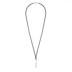 Pánský náhrdelník Harald - Totem bojovníka s runami, Stříbrná 60 cm