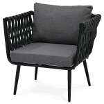 Zahradní sestava, kov, šedá, AZS-1604 GREY