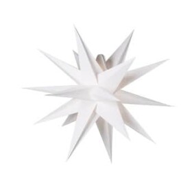Watt & Veke Závěsná svítící hvězda Sputnik White 60 cm, bílá barva, papír