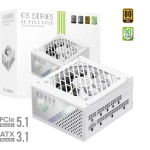 Gamemax GS 650G WH bílá / Zdroj / SFX / 650W / Plně modulární (GS 650G WH)