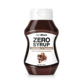 ZERO SIRUP čokoláda a lískový oříšek - GymBeam (lískový ořech čokoláda, 350 ml) (28646-1)