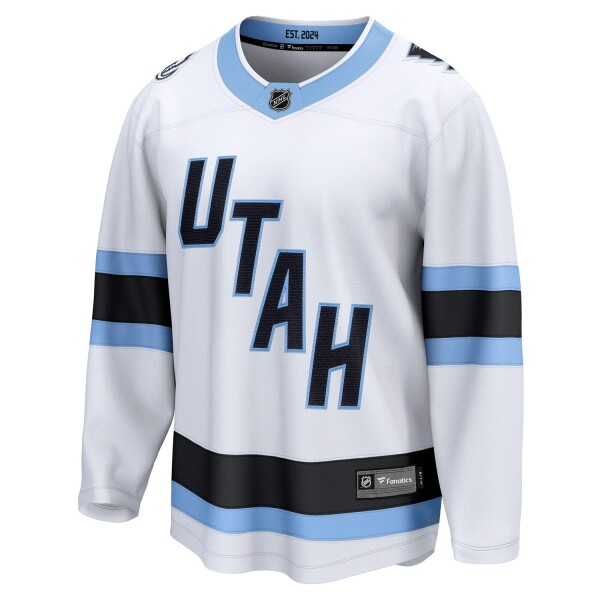 Fanatics Pánský dres Utah Mammoth NHL Breakaway Road - Bílá Velikost: 3XL