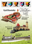 Vystřihovánky - Pohádkové hrady Křivoklát, Kokořín, Kašperk - Josef Kropáček