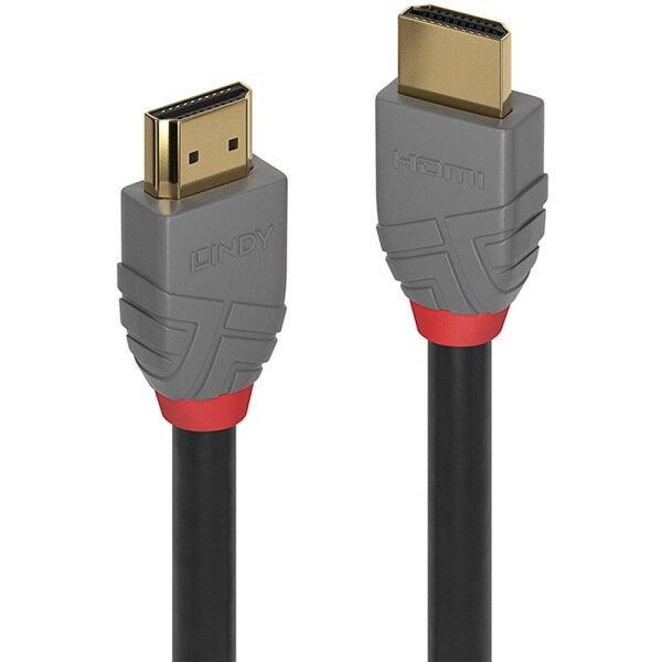 LINDY HDMI kabel Zástrčka HDMI-A, Zástrčka HDMI-A 1.00 m černá 36962 4K UHD HDMI kabel