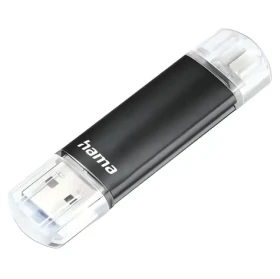 Hama Laeta Twin 256 GB černá / Flash disk / USB-A 3.0 / micro USB / 40 MB/s