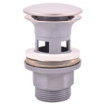 RAV Slezák - Výpusť umyvadlová CLICK-CLACK 5/4", Chrom MD0808 MD0808