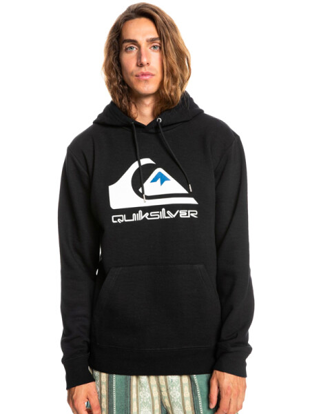 Quiksilver BIG LOGO black pánská mikina přes hlavu - M